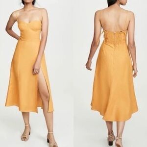 Reformation Nebraska Linen Dress